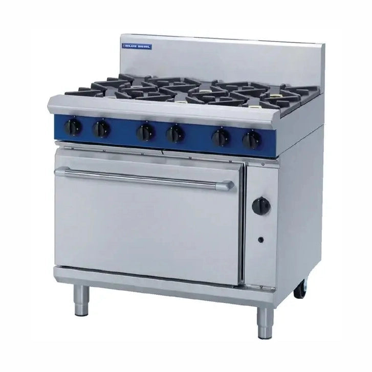 Blue Seal Gas Oven Range 6 Burners G506D Standing