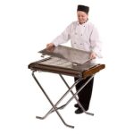 Cinders SG80 Gas Slimfold BBQ