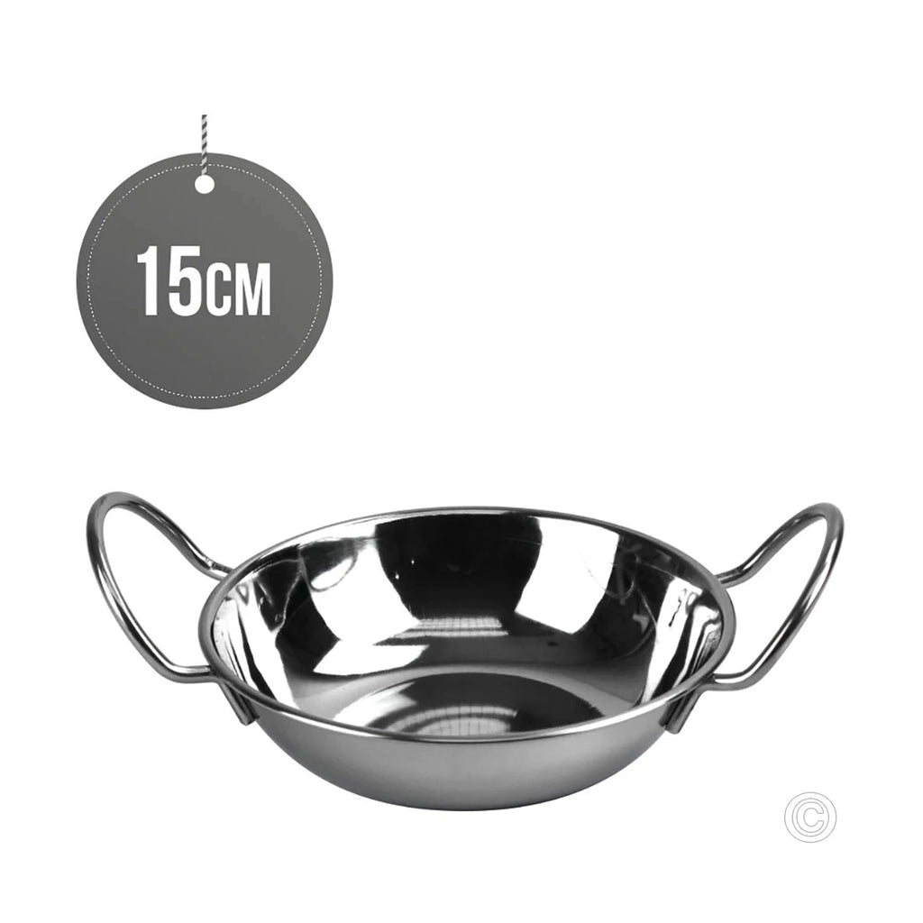 Flat Bottomed Balti Serving Dish Small 15cm