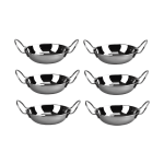 Flat Bottomed Balti Serving Dish Small 17cm (Set of 6)
