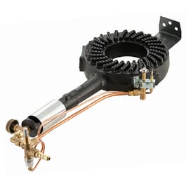 Foker 8.8kW Large Cast Iron Gas Burner with FFD & Pilot Flame