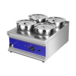 KRD 4 Round Pot Bain Marie 4x 4ltr with Drain Tap BM4TT