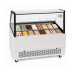 KRD Commercial Ice Cream Showcase Freezer 1500mm 16 Pans KICS-1500S