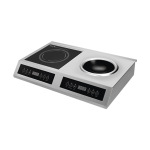 KRD Double Flat and Wok Induction cooker 3KW + 3KW AMCD208