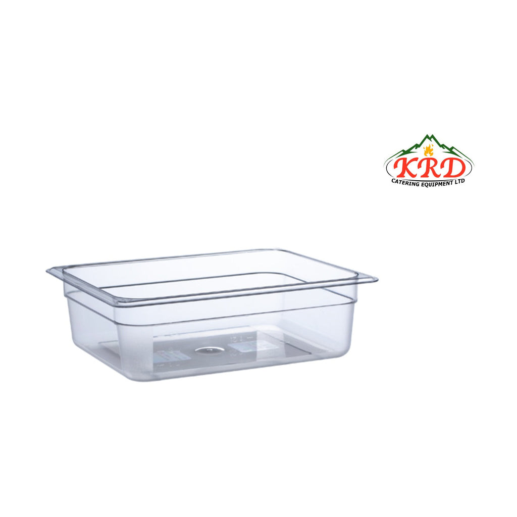 KRD Essentials Polypropylene 1/2 Gastronorm Pan 100mm