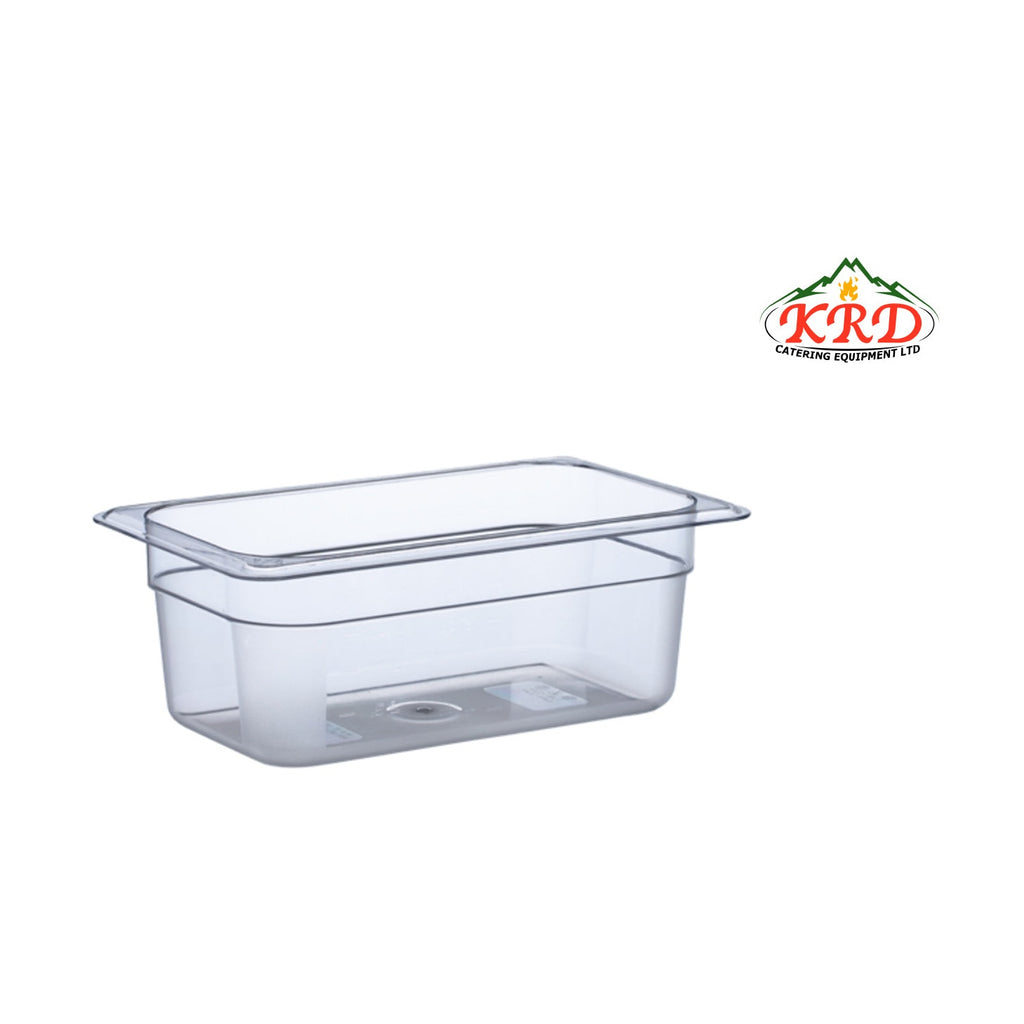 KRD Essentials Polypropylene 1/4 Gastronorm Pan 100mm