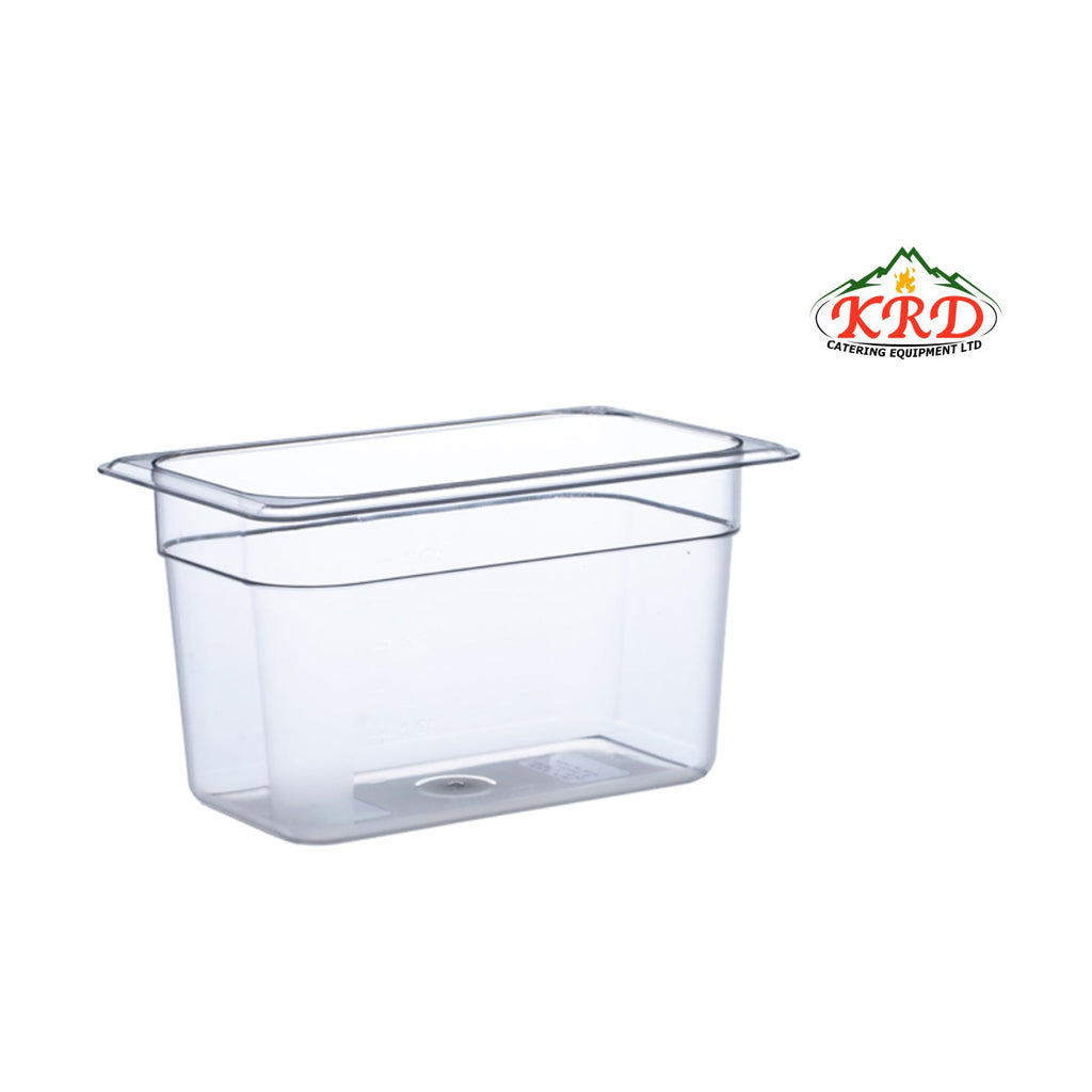 KRD Essentials Polypropylene 1/4 Gastronorm Pan 150mm