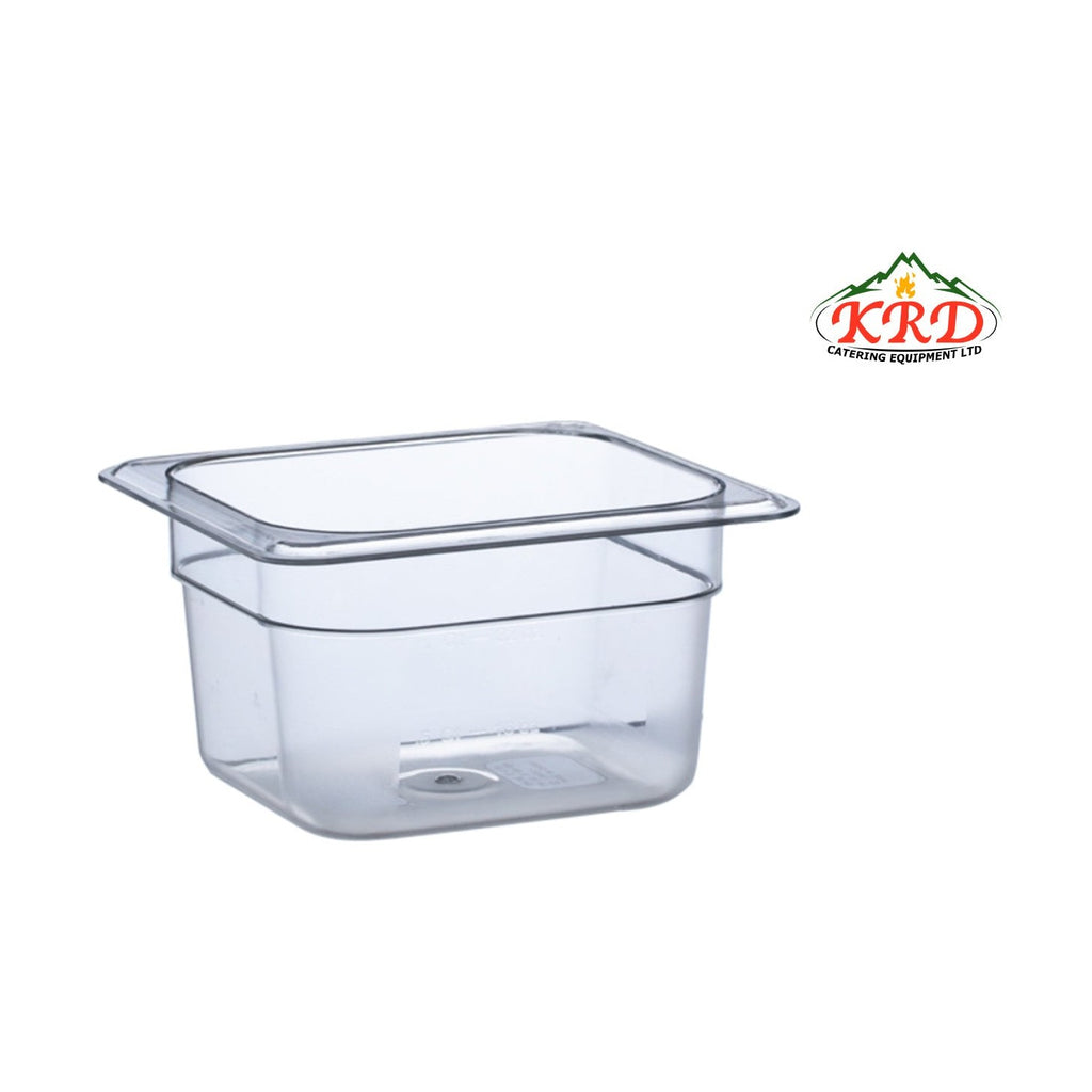 KRD Essentials Polypropylene 1/6 Gastronorm Pan 100mm