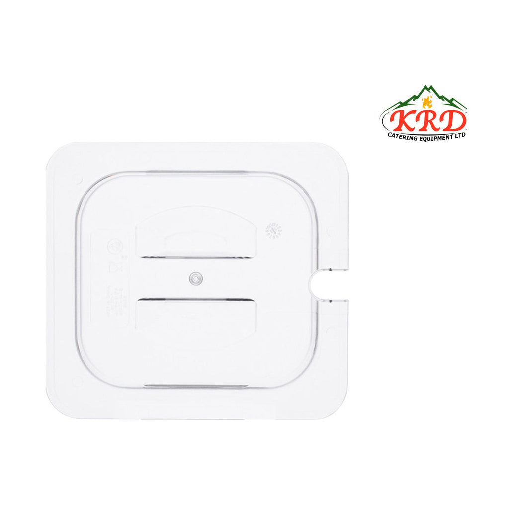 KRD Essentials Polypropylene 1/6 Notched lid