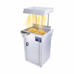 KRD Floor Standing Chip Scuttle Warmer with Perforated Tray PFW1C2