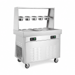 KRD Fried Ice Cream Roll Machine 25-35L/H 2000W KIC-360FL-2