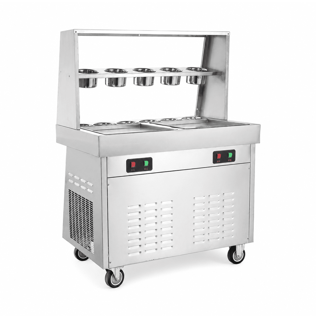 KRD Fried Ice Cream Roll Machine 25-35L/h 2000W KIC360F2