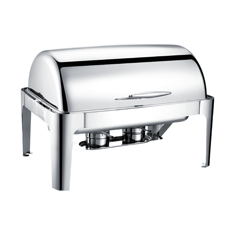 KRD GN1/1 Roll Top Chafing Dish 9L Mirror Polish DTC1104