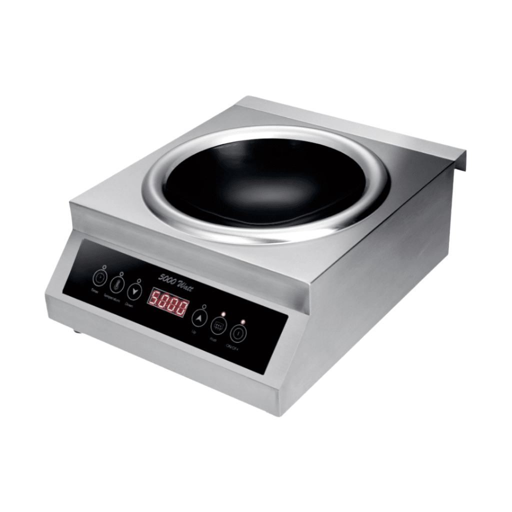 KRD Induction Wok Cooker 5kW Commercial Single Burner AMCD506W