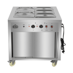 KRD Mobile Bain Marie Hot Cupboard 750mm YH2W1