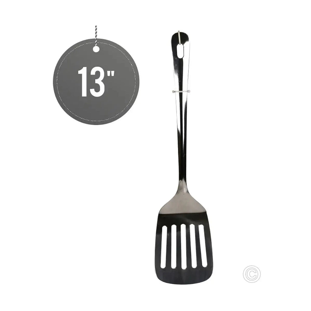 KRD Stainless Steel Turner Slotted Spatula 13"