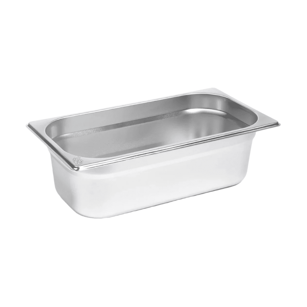 Stainless Steel Gastronorm Pan GN 1/3 Depth 100mm